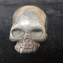 Silver Skull Ring 45.2 Grams $150
