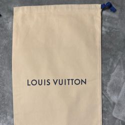 Authentic Louis Vuitton Drawstring Dust Bag