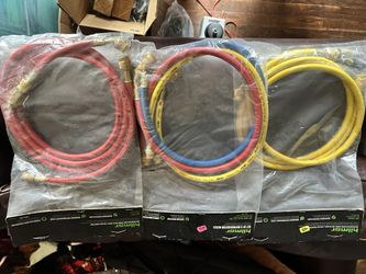 Hilmor Hvac Hoses with Ball Valve Adapters