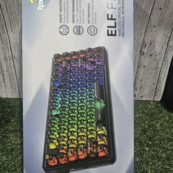 Redragon K649 PRO - RGB gaming keyboard with 78% wireless joint, 3 82-key modes, fully transparent mechanical keyboard with i plug 