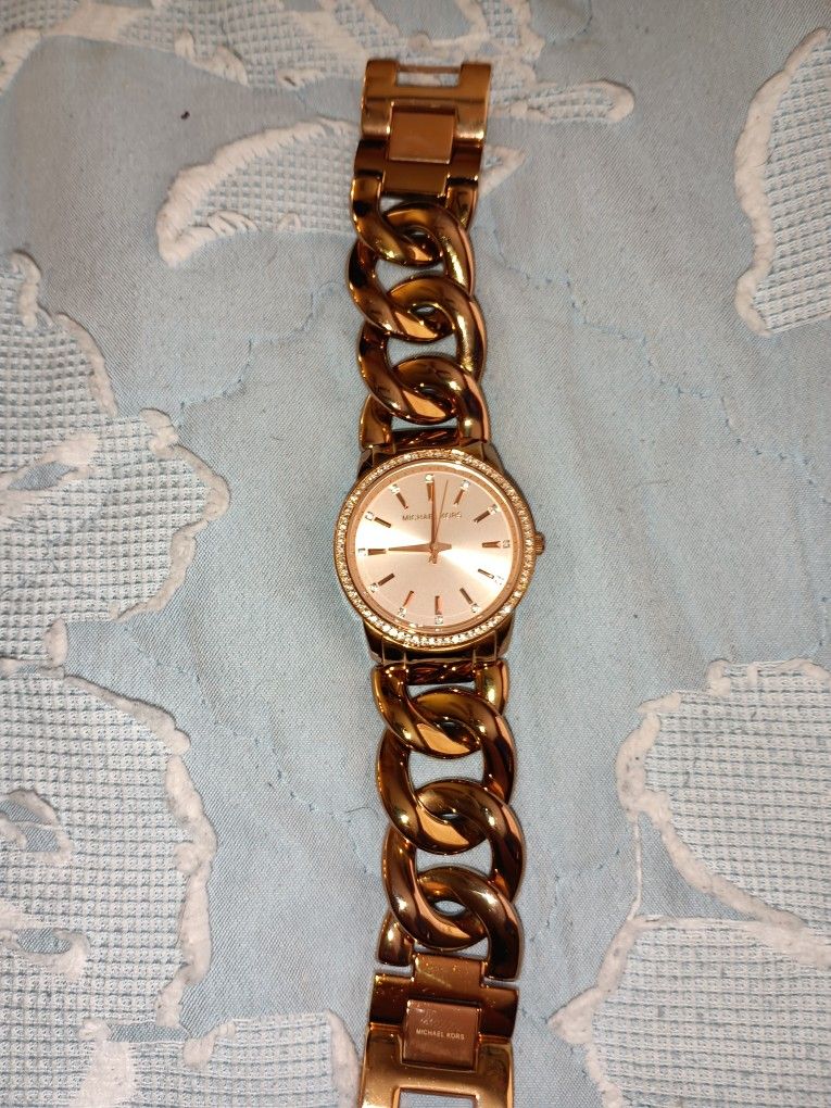 Michael Kors Gold Rose Watch For Women