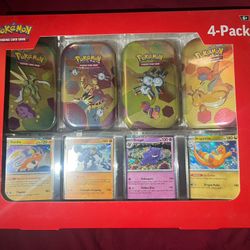 Pokémon 151 Sam's Club 4 Pack Mini  Tins