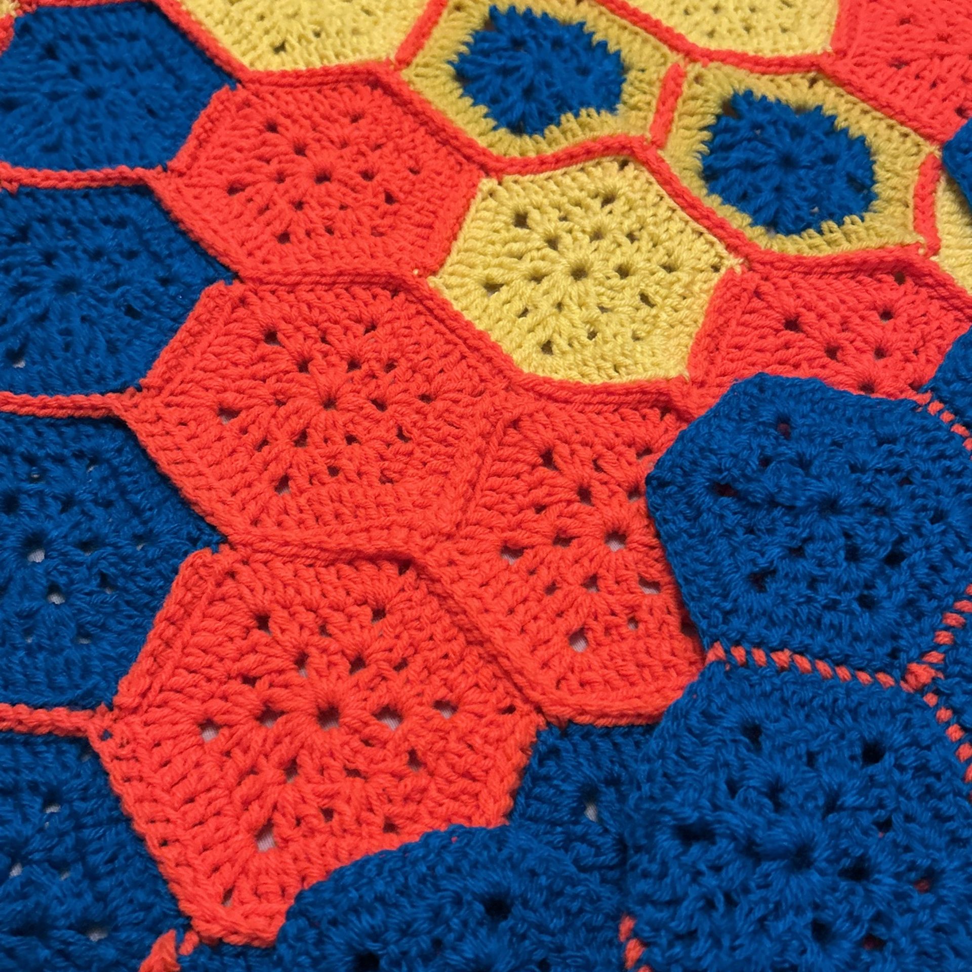 46 X 36. Throw Blanket Hand Made.