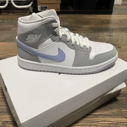 Jordan 1 Mid Wolf Grey Aluminum (W)