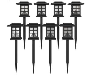 8 Pack Solar Lights Outdoor Waterproof , LED Garden Decor Landscape Lighting for Garden