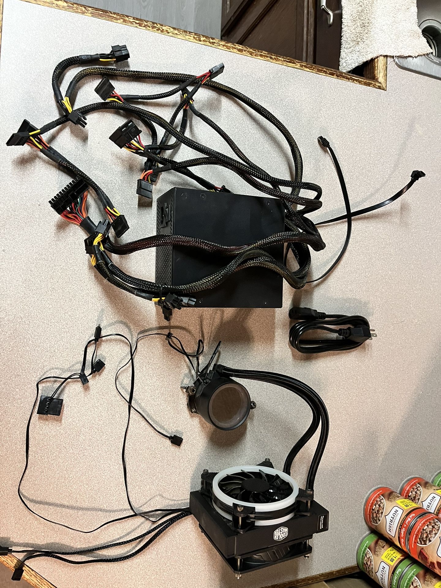 APEVIA ATX- PR800W Power Supply And COOLER MASTER SickleFlow 120 AIO