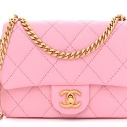 Pink Chanel Mini Flap
