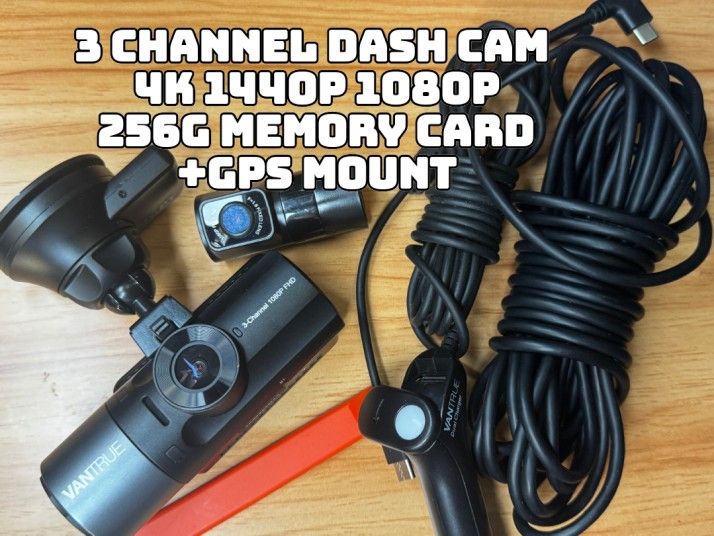 VANTRUE N4＋GPSマウントセット VANTRUE N4 / GPSマウント / MicroSD