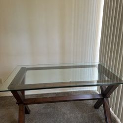 Desk With Glass Top