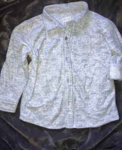 Toddler Long Sleeve Button Up
