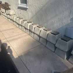 Concrete Pier Block W/wood Cap
