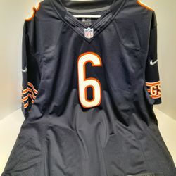 NIKE On Field NFL Chicago Bears Men’s Navy Jersey Cutler # 6 Size XXL  (GSH)