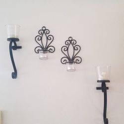 Candle holder wall sconces