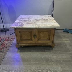 Solid Marble Coffee Table Vintage