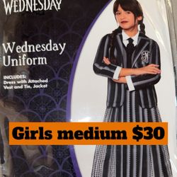 Girls New Costume Medium 