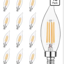 E12 LED Candelabra Bulb 60 Watt Equivalent