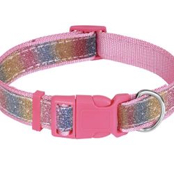 Sparkle nylon Dog collar
