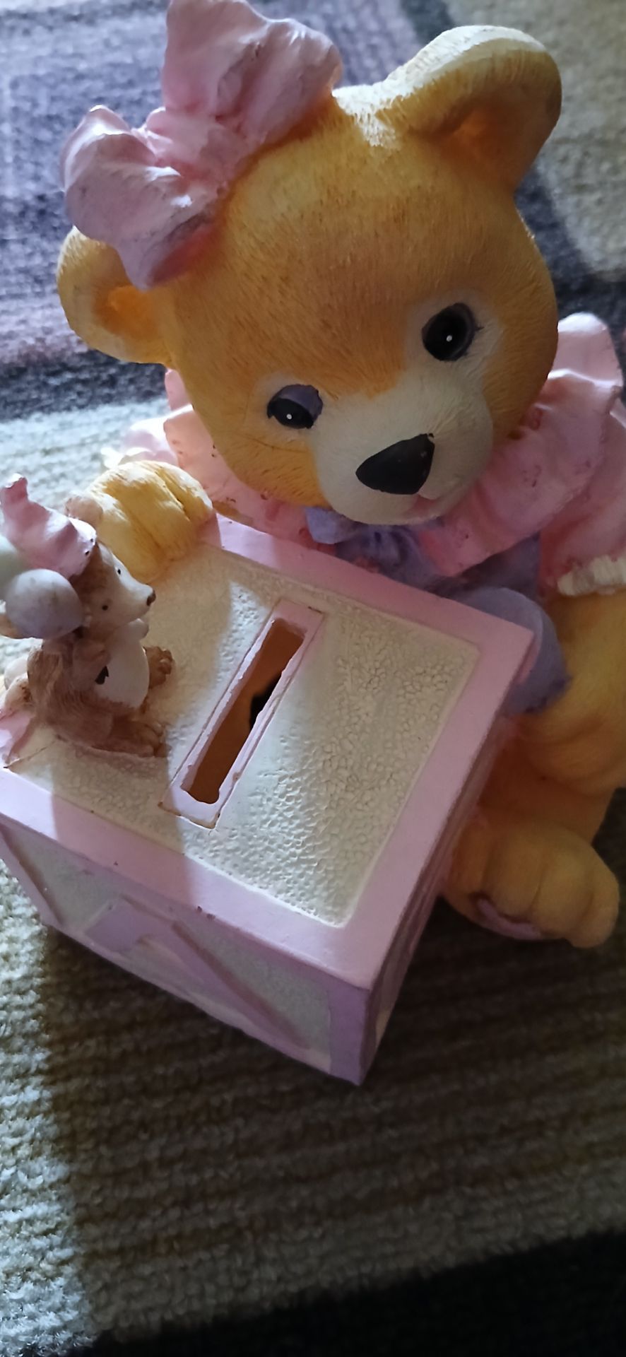 Teddy bear bank