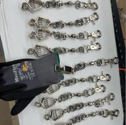 Heavy duty glove clips