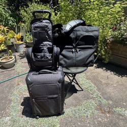 TUMI Executive Travel 3-Piece Set - CarryOn/Garment Bag/Dopp Kit 