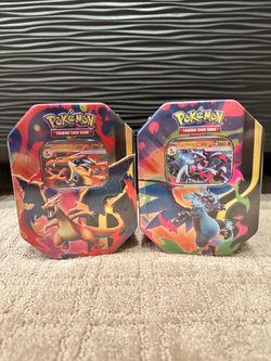 Pokemon Mega Charizard Tin Bundle SEALED!