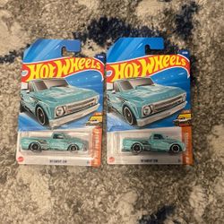 Hot Wheels 1967 Chevy C10 LOT OF 2