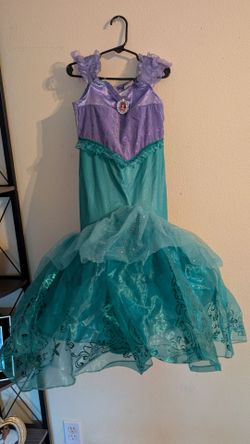 Disguise Girl's Prestige Disney Princess Dress Pretend Play Costume Dress-Up (Ariel, XS (3T-4T))