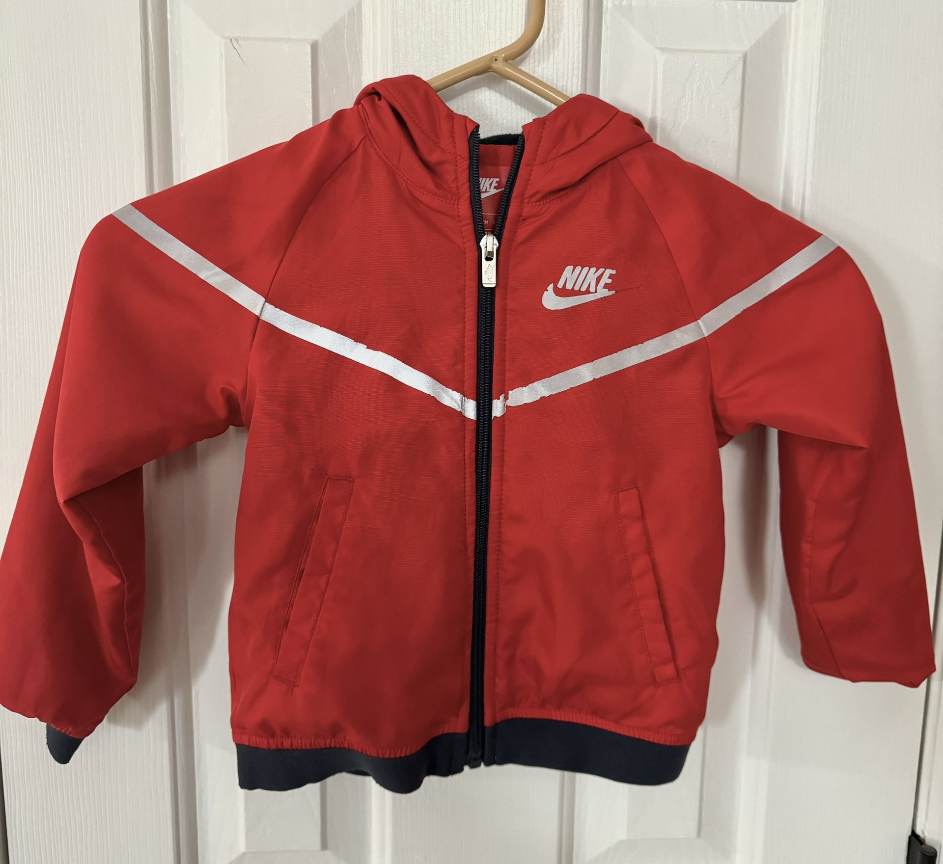 Nike -Size 3 Nice Gently Used weatherproof outer/ flannel lined. Hood, full zipper and 2 pockets. See Below