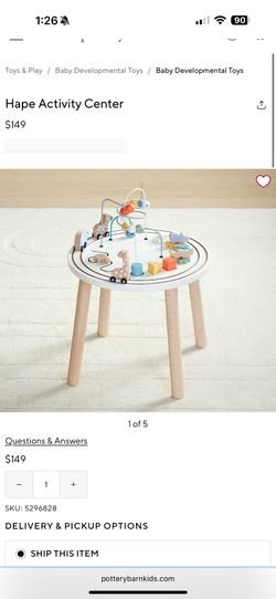 Pottery Barn Activity Center