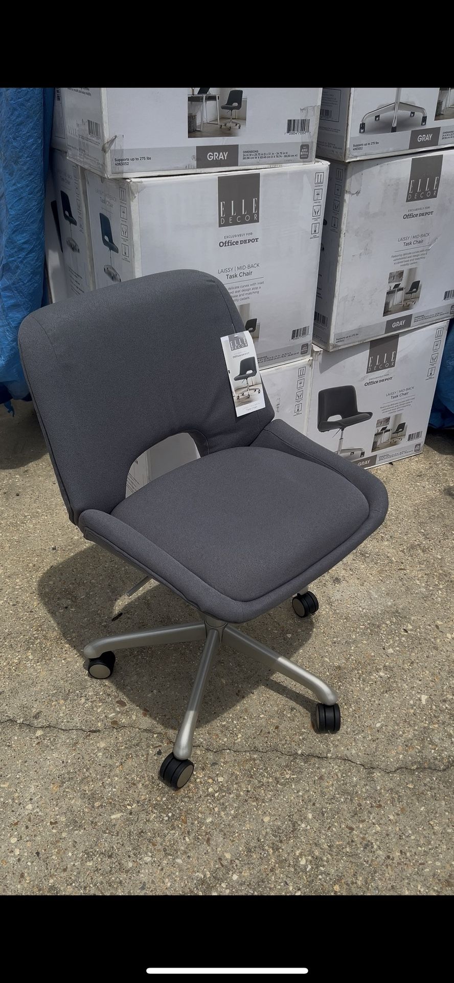 Bulk Office Chairs|Mid Back Task Chair | 275lb capacity | Hydraulic lift & 360 spin