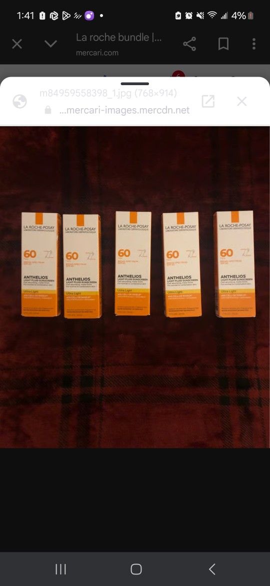 La Roche Spf 60 Ultra Light Sunscreen Bundle X5