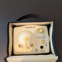 Unused Medela Pump In Style Advanced - Motor, Power Adapter & Bag