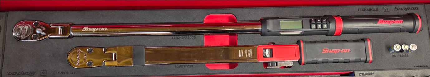 Snap-On 1/2 Torque Wrench Bundle Foam Set