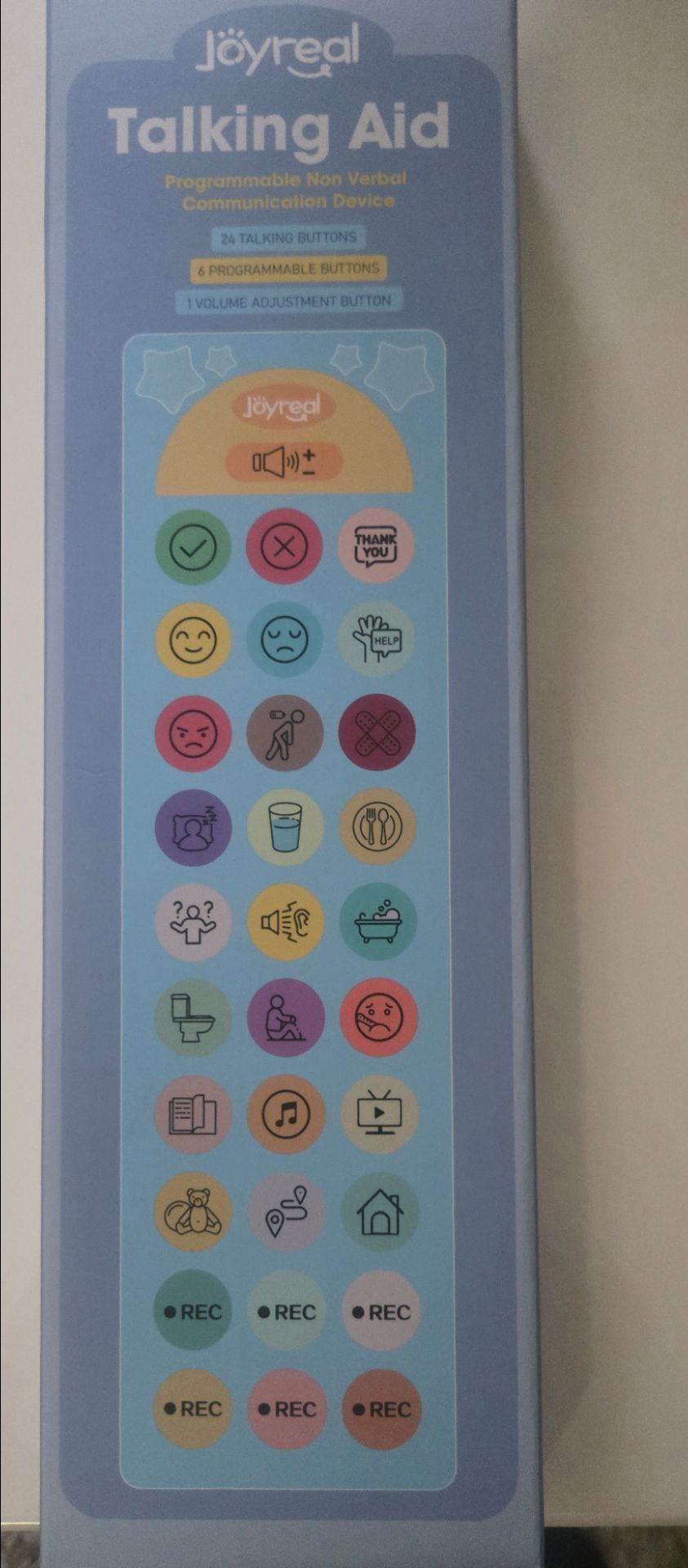 Brand New Programmable Nonverbal Communication Device – 24 Talking Buttons