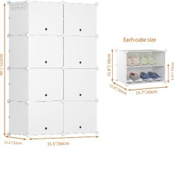 8 Tier Storage Cabinet 