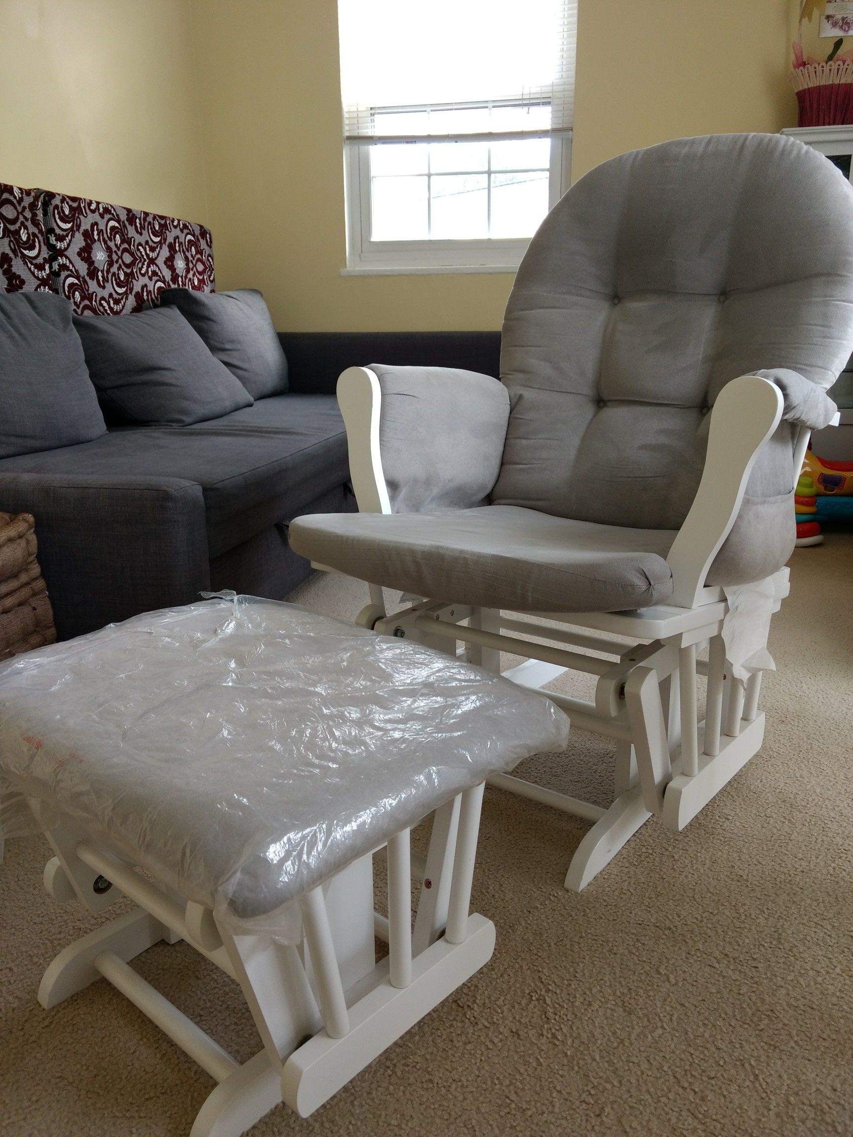 Excellent rocking chair with ottoman