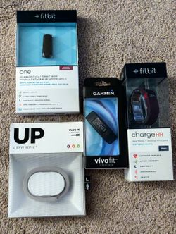 Fitbit, up and Garmin