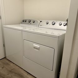 WHIRLPOOL WASHER & DRYER SET $295 TOTAL