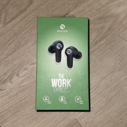 Black RAYCON earbuds 