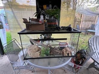 Exoterra Reptile Tank And Accessories