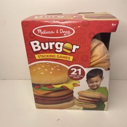 Melissa and Doug burger stacking game