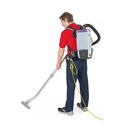 ProTeam 107146 QuietPro BP 6 qt. Backpack Vacuum w/ Xover Multi-Surface Telescoping Wand Tool Kit