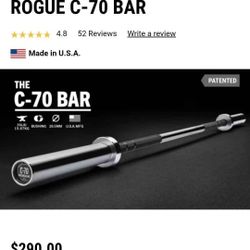 Rogue C-70 Bar (35 Pounds)