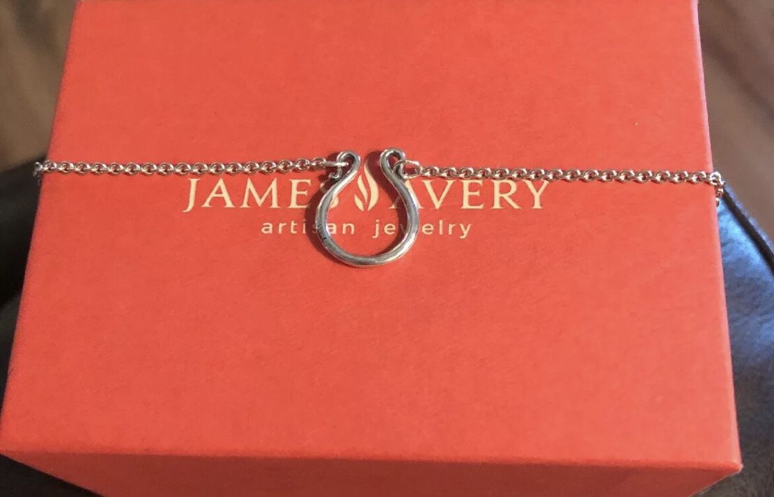 James Avery charm holder necklace 18”