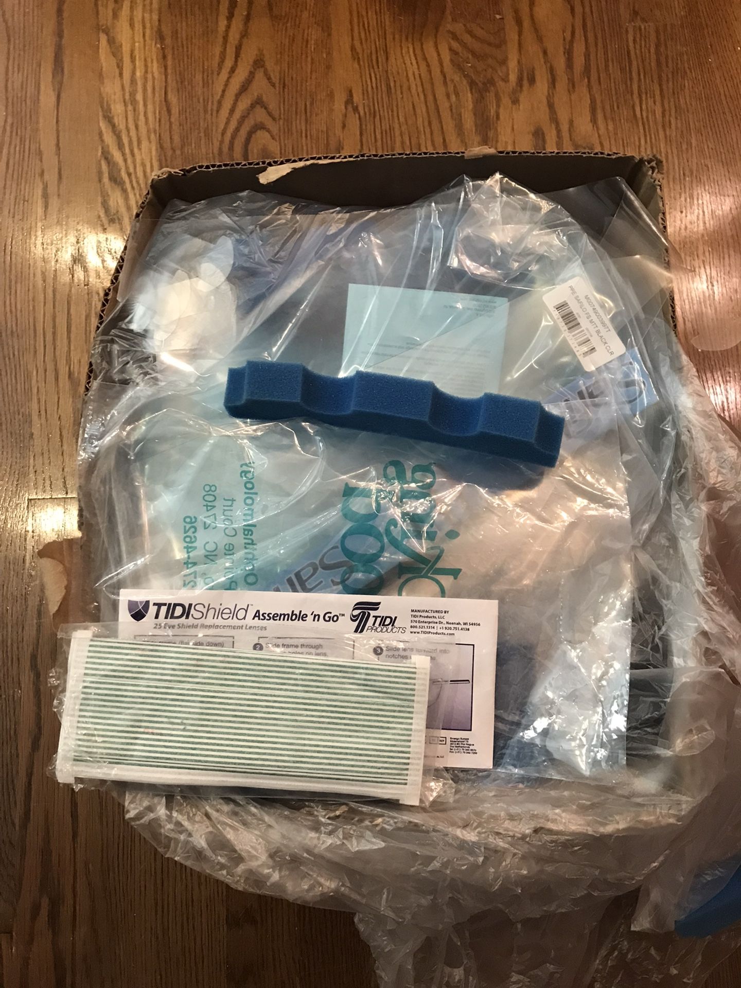 Box of New Assorted N95 and Clear Shield Face Masks