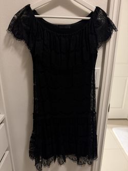 Black Lace Dress Size xS