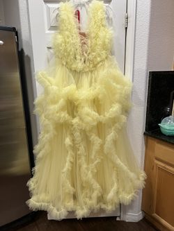 Yellow Tulle Dress