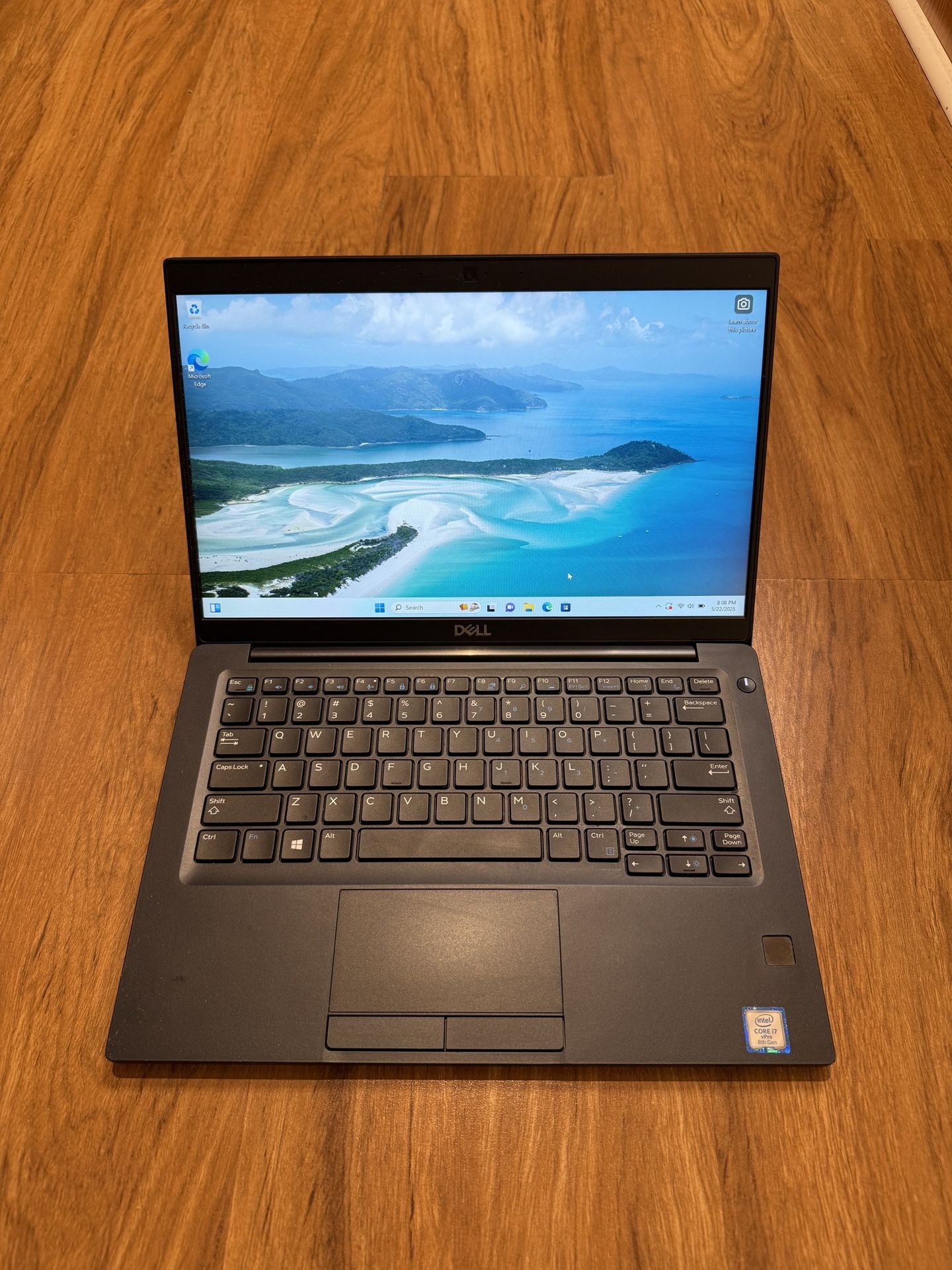 Dell Latitude 7390 core i7 8th gen 8GB Ram 256GB SSD Windows 11 Pro 13.2” UHD Screen Laptop with charger in Excellent Working condition!!!!! Specifi