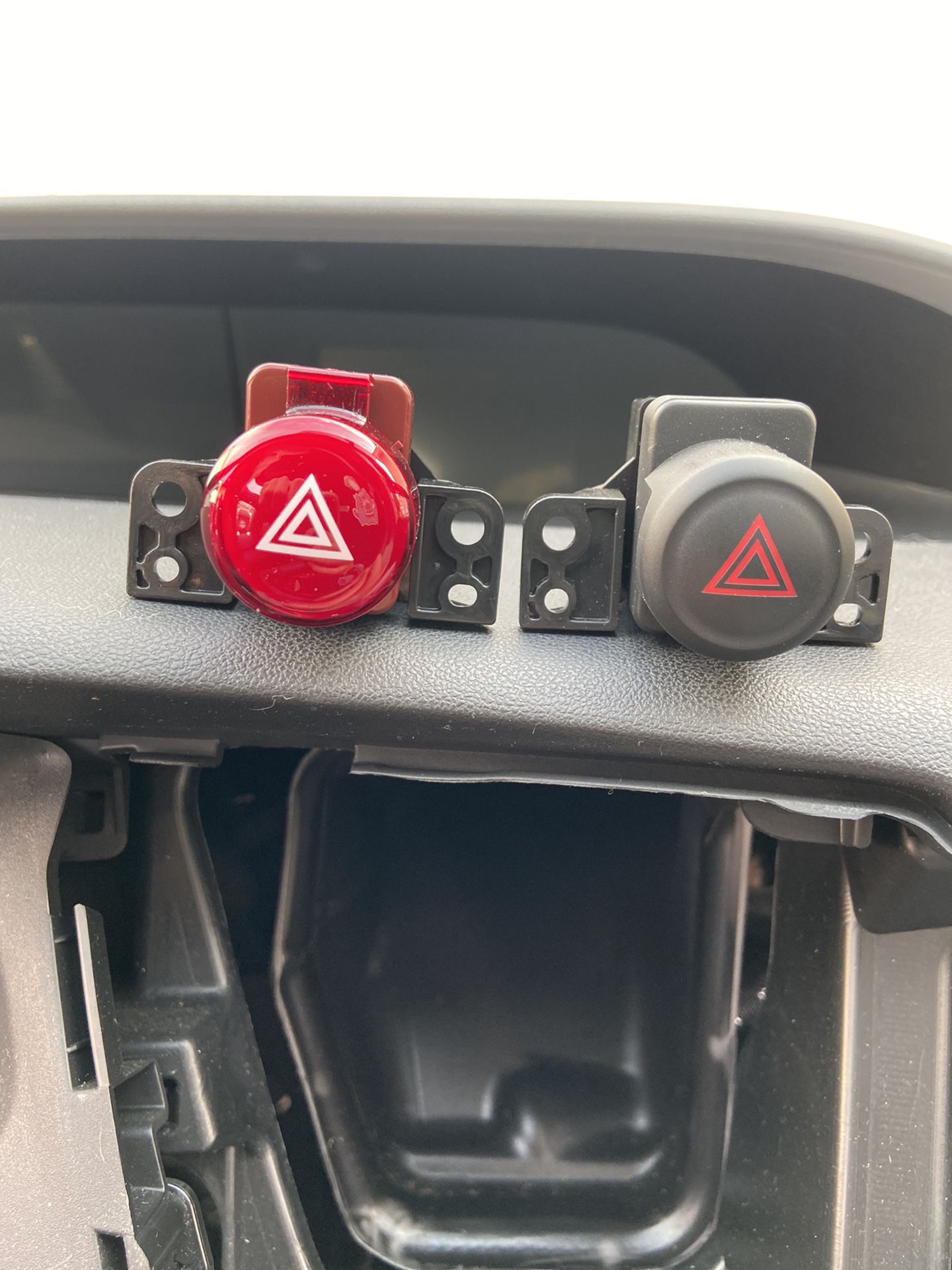 13-15 Honda Civic “JDM” Red Hazard Button
