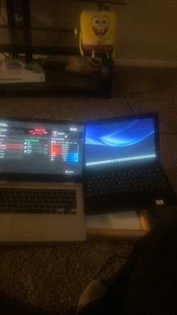 2 chromebooks (asus) (HP)